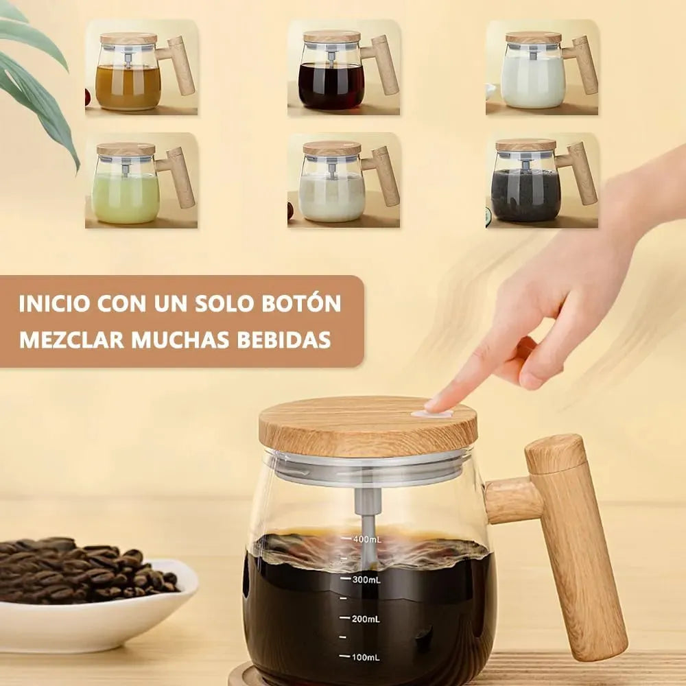 Taza Mezcladora Automática VORTIX de Suplementos — 400ml Recargable