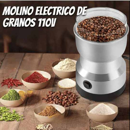 ☕ Molinillo Eléctrico de Café y Especias | Acero Inoxidable