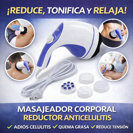 🔵 Masajeador Corporal Reductor Anticelulitis