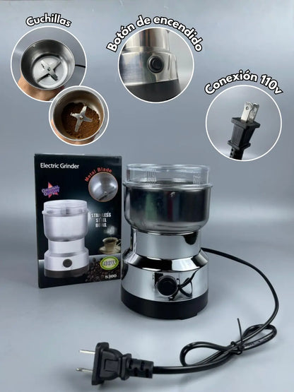 ☕ Molinillo Eléctrico de Café y Especias | Acero Inoxidable